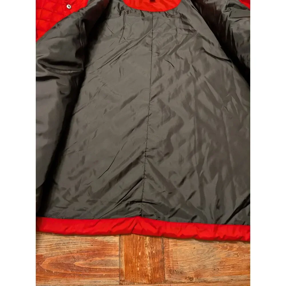 Anne Klein Ladies Midweight Quilted Jacket Metal Snap Front Closure